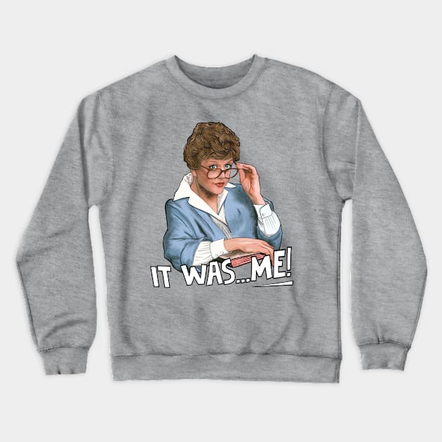 Jessica Fletcher- it was me! Crewneck Sweatshirt by Camp David